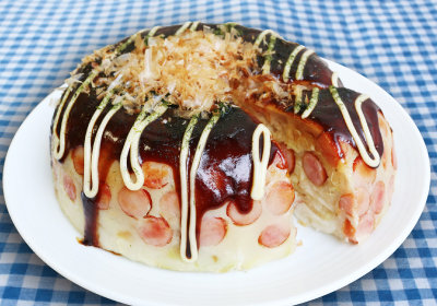 炊飯器でドデカたこ焼き風